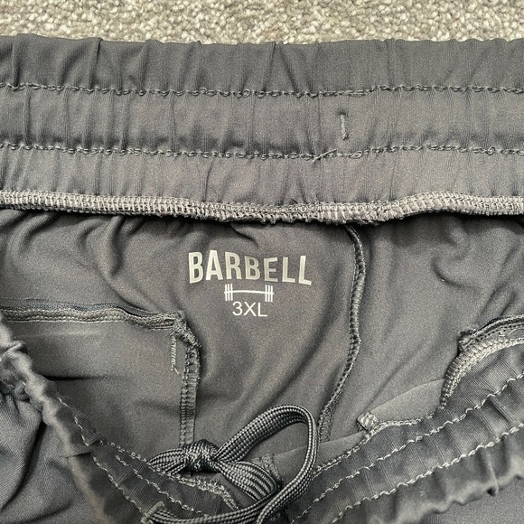 Barbell Joggers Adult 3XL XXXL Black Gym Active Athleisure Training Pants - Picture 10 of 13